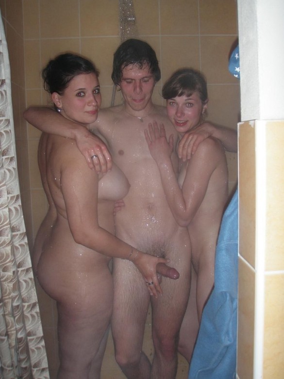 Teen Shower Threesome — 10