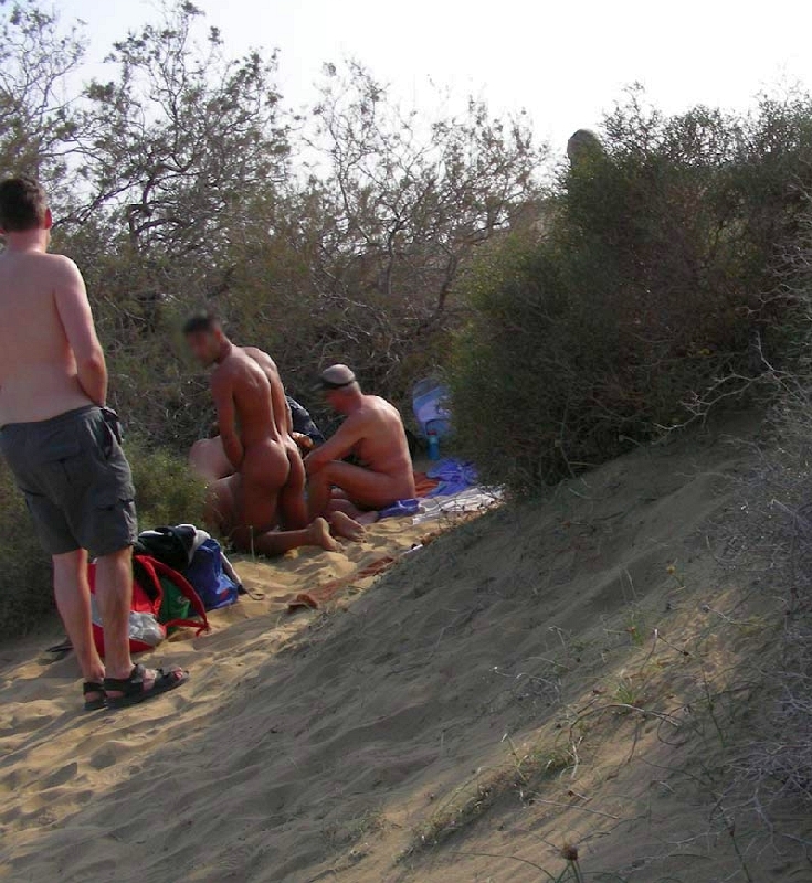 nude men at the beach — 10