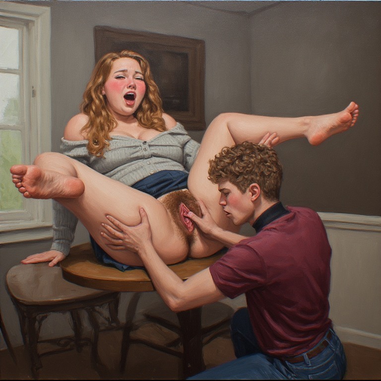 Fingered &amp; licked in modern oil — 28
