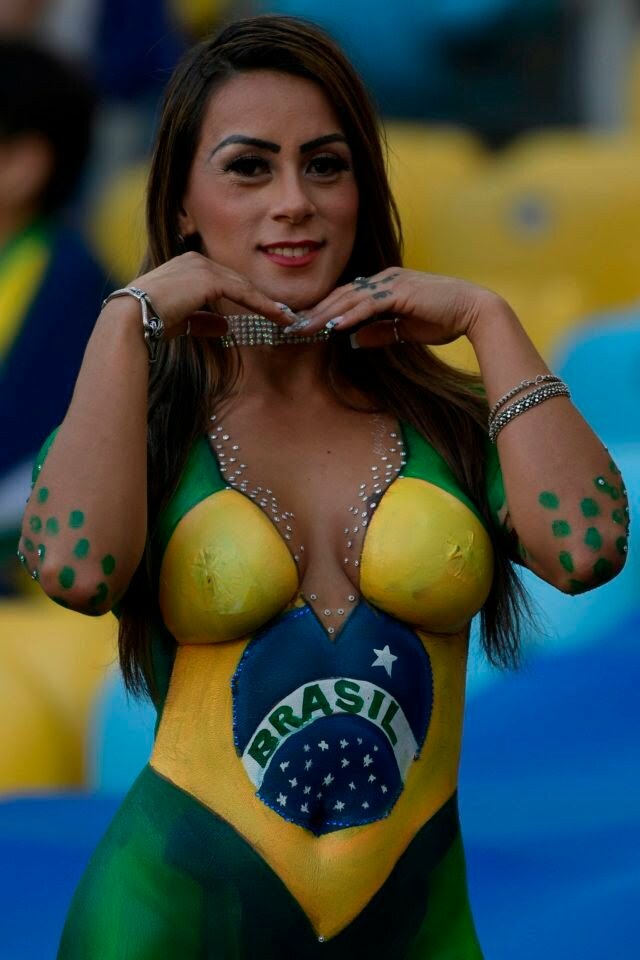Naked Brazilian Fan — 17