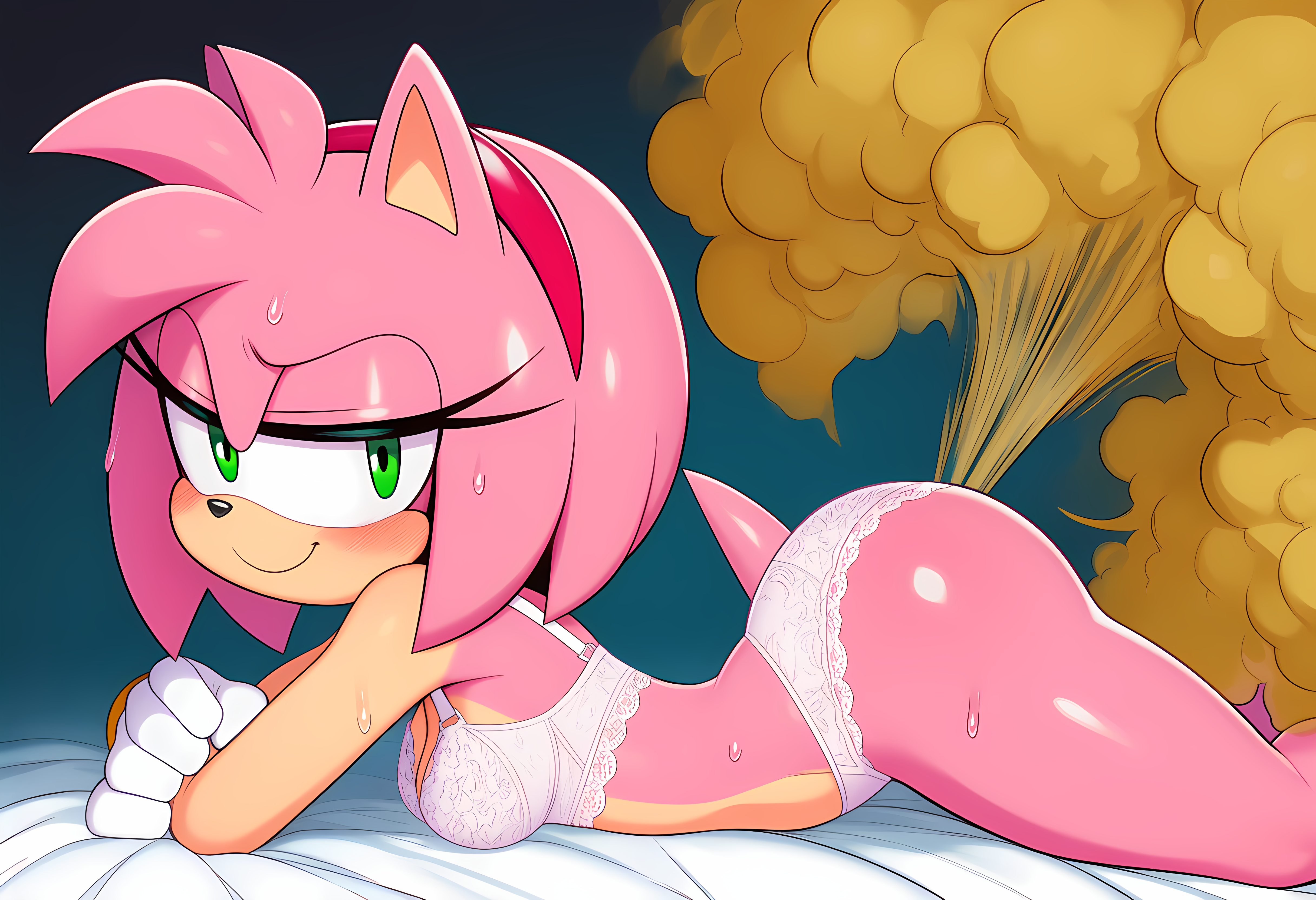 Amy Rose Farting and Pooping — 7